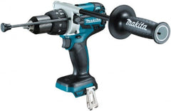 Makita - 18 Volt 1/2" Keyless Chuck Cordless Hammer Drill - 0 to 34,000 BPM, 0 to 400 & 0 to 1,500 RPM, Reversible, Ergonomic Handle - A1 Tooling