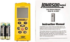 Johnson Level & Tool - 0.05 m to 39.62 m, Laser Distance Finder - 2 AA Alkaline Battery, Accurate to 1/16 Inch - A1 Tooling