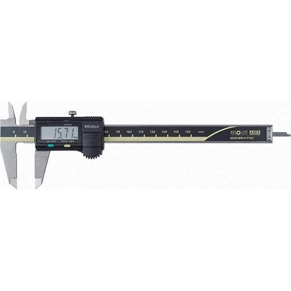 Mitutoyo - 0 to 150mm Range, 0.01mm Resolution, Electronic Caliper - Steel with 40mm Steel Jaws, 0.02mm Accuracy - A1 Tooling