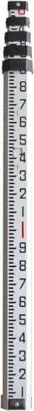 Johnson Level & Tool - Optical Level Aluminum Grade Rod - 4 Sections, 8 Ft. Overall Length - A1 Tooling