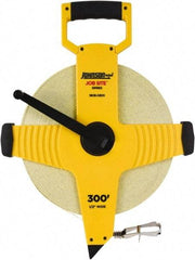 Johnson Level & Tool - 300' x 1/2" Tape Measure - 1/8" (Face) & 1/10" (Back) Graduation, Inch Graduation Style - A1 Tooling