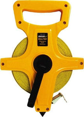 Johnson Level & Tool - 100' x 1/2" Tape Measure - 1/8" & 1mm Graduation, Inch/Metric Graduation Style - A1 Tooling