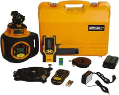 Johnson Level & Tool - 2,000' (Exterior) Measuring Range, 1/16" at 100' Accuracy, Self-Leveling Rotary Laser - 300, 600 & 1,100 RPM, 2 Beams, Lithium-Ion Battery Included - A1 Tooling