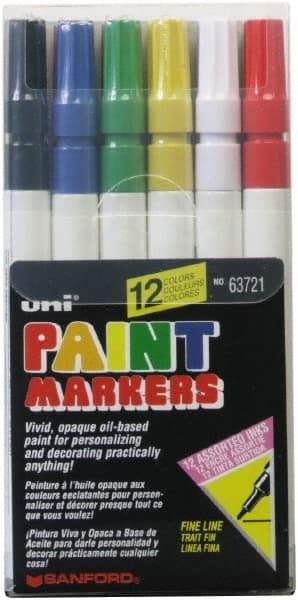 Sharpie - Black, Dark Blue, Gold, Green, Light Blue, Orange, Pink, Red, Silver, Violet, White, Yellow Paint Marker - Fine Tip - A1 Tooling