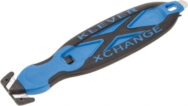 Klever Innovations - Fixed Replacement Head - Blue & Black Plastic Handle, 1 Blade Included - A1 Tooling