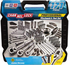 Channellock - 171 Piece 1/4, 3/8, 1/2" Drive Mechanic's Tool Set - Comes with Blow-Molded Case - A1 Tooling