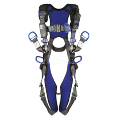 Fall Protection Harnesses: 420 Lb, Size Medium, For Climbing Positioning & Wind Energy, Back Front & Hips Quick-Connect Leg Strap, Quick-Connect Chest Strap