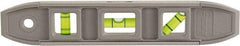 Johnson Level & Tool - Magnetic 9" Long 3 Vial Torpedo Level - Aluminum, Gray, 1 Plumb, 1 Level & 1 45° Vials - A1 Tooling