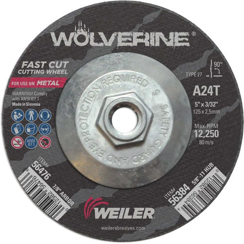 5X3/32 A24T T27 C/O WHEEL - A1 Tooling