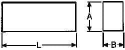 Seco - WKE45 Cobalt Rectangular Tool Bit Blank - 8mm Wide x 12mm High x 200mm OAL - Exact Industrial Supply