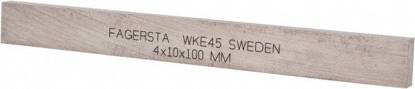 Seco - WKE45 Cobalt Rectangular Tool Bit Blank - 4mm Wide x 10mm High x 100mm OAL - Exact Industrial Supply