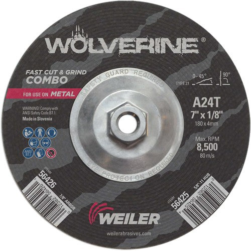 WEILER 7″ × 1/8″ TYPE 27 - A1 Tooling