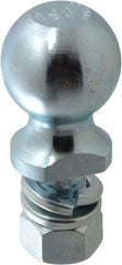 Reese - 2-5/16" Diam, 2" Shank Length, Hitch Ball - 1" Shank Diam, 7,500 Lb Capacity, Zinc Finish - A1 Tooling