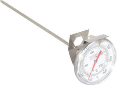 Wika - 8 Inch Long Stem, 2-1/16 Inch Dial Diameter, Stainless Steel, Beaker Clip Bi-Metal Laboratory Thermometer - 10 to 200°C, 0.5% Accuracy - A1 Tooling