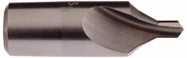 Link Industries - #15 Plain Cut 82° Incl Angle High Speed Steel Combo Drill & Countersink - A1 Tooling