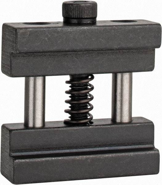 Interstate - 1 Piece Vise Work Stop - Steel, 1.42" Wide - A1 Tooling