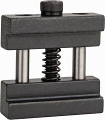 Interstate - 1 Piece Vise Work Stop - Steel, 1.42" Wide - A1 Tooling