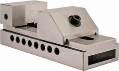 Interstate - 2-7/8" Jaw Width, 4" Jaw Opening Capacity, 1-3/8" Jaw Height, Toolmaker's Vise - Flat Jaw, 0.005mm Parallelism, 0.0051mm Squareness, 7-1/2" OAL x 2.938" OAW x 2-5/8" OAH - A1 Tooling