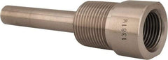 Alloy Engineering - 4 Inch Overall Length, 3/4 Inch Thread, 304 Stainless Steel Standard Thermowell - 2-1/2 Inch Insertion Length - A1 Tooling