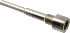 Alloy Engineering - 6 Inch Overall Length, 1/2 Inch Thread, 316 Stainless Steel Standard Thermowell - 4-1/2 Inch Insertion Length - A1 Tooling