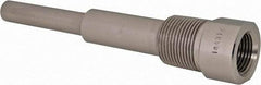 Alloy Engineering - 6 Inch Overall Length, 3/4 Inch Thread, 304 Stainless Steel Standard Thermowell - 4-1/2 Inch Insertion Length - A1 Tooling