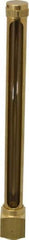 LDI Industries - 7-1/2 Inch Long Sight, 1/2 Inch Thread Size, Buna-N Seal Elbow to Female Thread, Vented Oil-Level Indicators and Gauge - 9 Inch Length to Center of Base - A1 Tooling