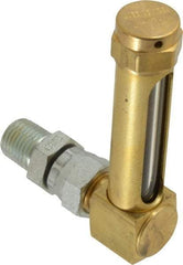 LDI Industries - 1-7/8 Inch Long Sight, 1/4 Inch Thread Size, Buna-N Seal Union Coupling, Vented Oil-Level Indicators and Gauge - 2-7/8 Inch Length to Center of Base - A1 Tooling