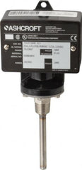 Ashcroft - 75 to 205°F, Watertight Single Setpoint Temp Switch - 4 Inch Rigid Stem - A1 Tooling