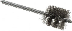 Schaefer Brush - 3/4 Inch Inside Diameter, 15/16 Inch Actual Brush Diameter, Carbon Steel, Power Fitting and Cleaning Brush - 3/16 Shank Diameter, 3-5/8 Inch Long, Twisted Wire Stem, 7/8 Inch Refrigeration Outside Diameter - A1 Tooling