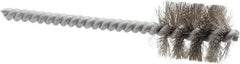 Schaefer Brush - 5/8 Inch Inside Diameter, 13/16 Inch Actual Brush Diameter, Stainless Steel, Power Fitting and Cleaning Brush - 3/16 Shank Diameter, 3-5/8 Inch Long, Twisted Wire Stem, 3/4 Inch Refrigeration Outside Diameter - A1 Tooling