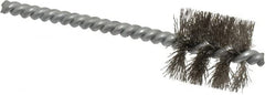 Schaefer Brush - 3/4 Inch Inside Diameter, 15/16 Inch Actual Brush Diameter, Stainless Steel, Power Fitting and Cleaning Brush - 3/16 Shank Diameter, 3-5/8 Inch Long, Twisted Wire Stem, 7/8 Inch Refrigeration Outside Diameter - A1 Tooling