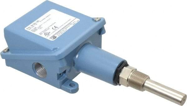 Made in USA - 0 to 225°F, Watertight Temp Switch - 1/2 x 1-7/8 Stem, 10 Resolution - A1 Tooling