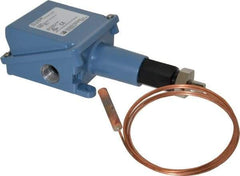 Made in USA - 100 to 400°F, Watertight Temp Switch - 10 Resolution, 3/8 x 2-3/32 Bulb - A1 Tooling