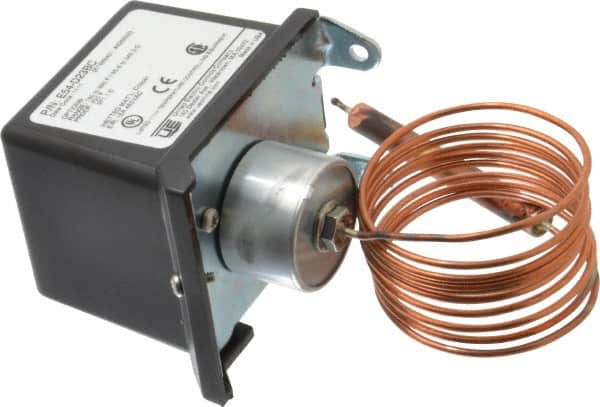 Made in USA - 150 to 650°F, General Service Temp Switch - 25 Resolution, 3/8 x 3-5/8 Bulb - A1 Tooling