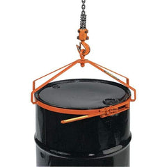 Wesco Industrial Products - 700 Lb Load Capacity, 55 Gal Drum Lifter - 23-1/2" Wide x 12-1/2" High, Steel Wheels - A1 Tooling