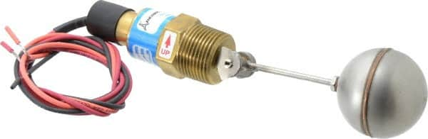 Thomas Products Ltd. - 1" Thread, 900 Max psi, 300°F Max, Liquid Level Side Mounted Float Switches - Brass Stem - A1 Tooling