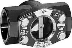 OPW Engineered Systems - 1-1/2 Inch, Carbon Steel, Visi-Flo Sight Flow Indicator - 200 Max psi, 5-1/4 Inch Overall Length - A1 Tooling