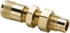 Parker - 500 Max psi, 1/4 Tube OD, Bulkhead Solder Union Access Valve - Brass - A1 Tooling