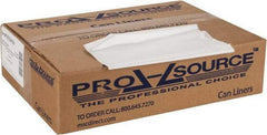 PRO-SOURCE - 0.6 mil Thick, Household/Office Trash Bags - 33" Wide x 39" High, Clear - A1 Tooling