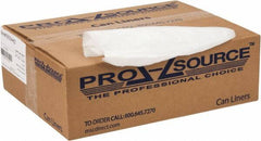 PRO-SOURCE - 0.6 mil Thick, Household/Office Trash Bags - 40" Wide x 46" High, Clear - A1 Tooling