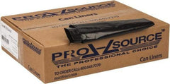 PRO-SOURCE - 1.25 mil Thick, Heavy-Duty Trash Bags - 33" Wide x 39" High, Black - A1 Tooling