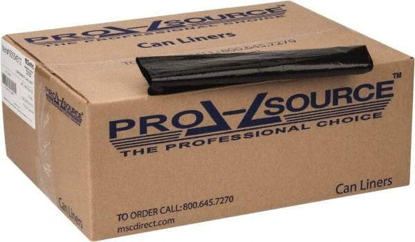 PRO-SOURCE - 1.5 mil Thick, Heavy-Duty Trash Bags - 40" Wide x 46" High, Black - A1 Tooling