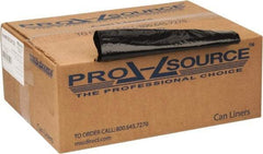 PRO-SOURCE - 1.65 mil Thick, Heavy-Duty Trash Bags - 40" Wide x 46" High, Black - A1 Tooling