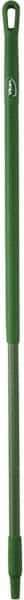 Vikan - 51 x 1-1/4" Fiberglass Squeegee Handle - European Threaded Connection, Green - A1 Tooling