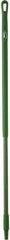 Vikan - 51 x 1-1/4" Fiberglass Squeegee Handle - European Threaded Connection, Green - A1 Tooling