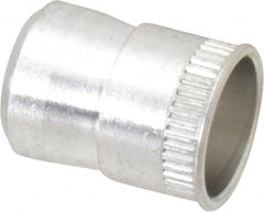 RivetKing - M6x1.00 Metric Coarse, Uncoated, Aluminum Knurled Rivet Nut Inserts - 0.02" to 0.13" Grip, 3/8" Drill Size - A1 Tooling