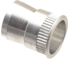 RivetKing - #10-24 UNC, Uncoated, Aluminum Knurled Rivet Nut Inserts - 0.297" to 0.302" Grip, 9/32" Drill Size - A1 Tooling