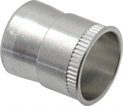 RivetKing - 5/16-18 UNC, Uncoated, Aluminum Knurled Rivet Nut Inserts - 0.531" to 0.536" Grip, 1/2" Drill Size - A1 Tooling