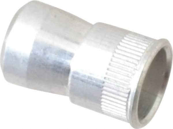 RivetKing - #6-32 UNC, Uncoated, Aluminum Knurled Rivet Nut Inserts - 0.234" to 0.239" Grip, 7/32" Drill Size - A1 Tooling