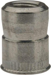 RivetKing - M6x1.00 Metric Coarse, Zinc-Plated, Steel Knurled Rivet Nut Inserts - 0.02" to 0.13" Grip, 3/8" Drill Size - A1 Tooling